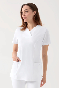 COMFY FLEX stretch oversteektuniek dames - hartvormige hals