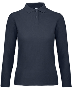 Ladies Polo Longsleeve ID.001 B&C