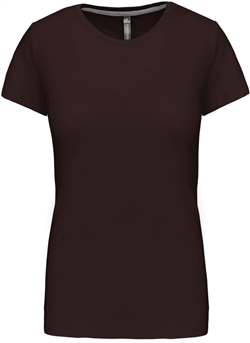 Kariban Dames T-shirt 
<br />Ronde hals korte mouwen