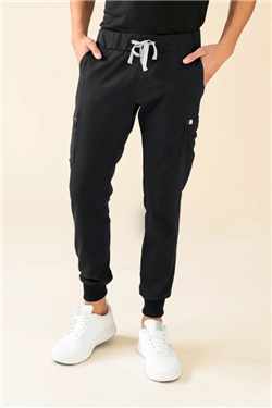 KAERE broek heren - zoom met elastische boord en beenzak