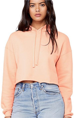 Cropped Fleece Hoody Dames