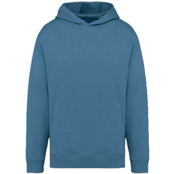 Ecologische uniseks oversized sweater met capuchon NS408