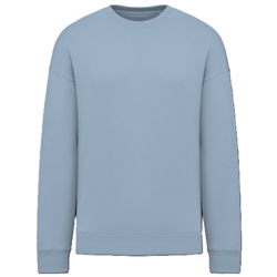 Ecologische oversized uniseks sweater met ronde hals NS407