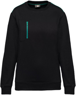 Unisex sweater met borstzakje