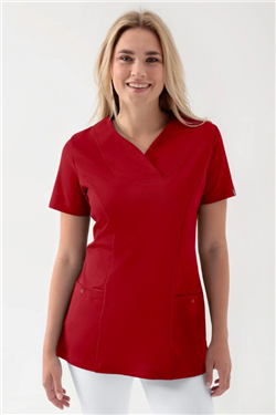 COMFY FLEX stretch oversteektuniek dames - hartvormige hals