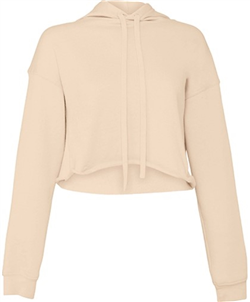 Cropped Fleece Hoody Dames