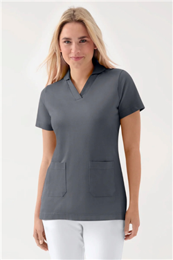 COMFY FLEX stretch oversteektuniek dames - sjaalkraag