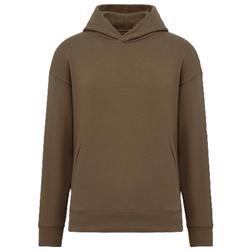 Ecologische uniseks oversized sweater met capuchon NS408