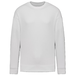 Ecologische oversized uniseks sweater met ronde hals NS407