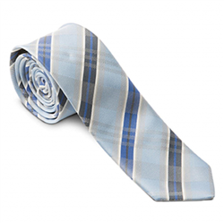 Stropdas "Slimline" 6cm
<br />Greiff 6918 9500 - motiefjes