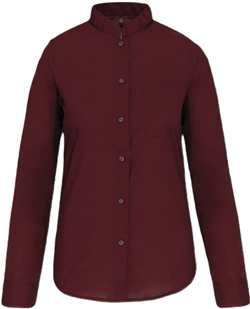 Damesblouse K514
<br />met "Mao" kraag