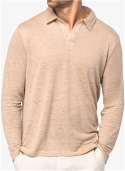 Heren Linnen Polo