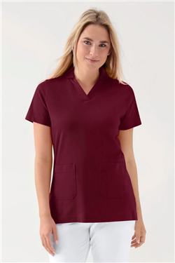 COMFY FLEX stretch oversteektuniek dames - sjaalkraag