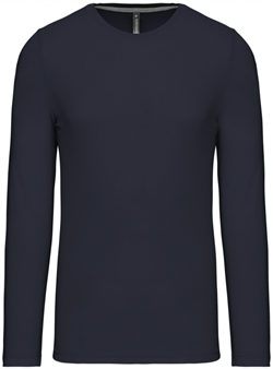 Kariban Heren T-shirt 
<br />Ronde hals lange mouwen