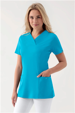 COMFY FLEX stretch oversteektuniek dames - hartvormige hals