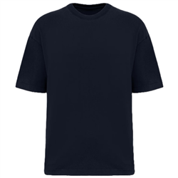 Ecologisch oversized verwassen heren-T-shirt NS326