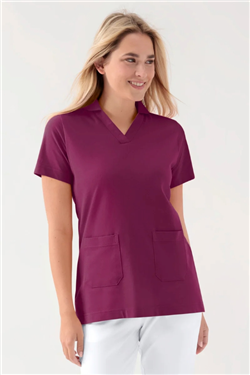 COMFY FLEX stretch oversteektuniek dames - sjaalkraag