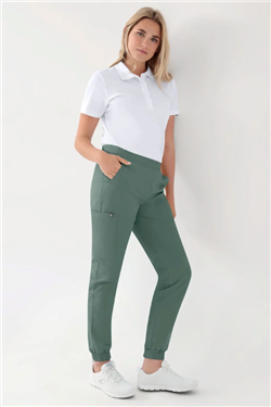 GREEN Stretch broek dames - joggingbroek style