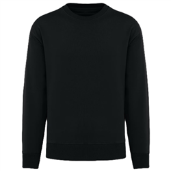 Ecologische oversized uniseks sweater met ronde hals NS440