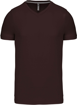 Kariban Heren T-shirt 
<br />V-hals - Korte mouw