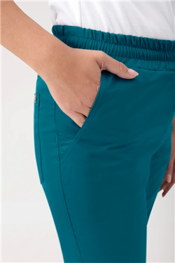 GREEN Stretch broek Unisex - elastische boord