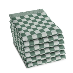Keukendoeken "Scholen" - zwart of groen
