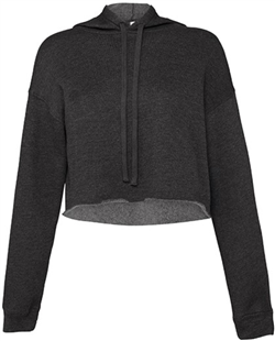 Cropped Fleece Hoody Dames