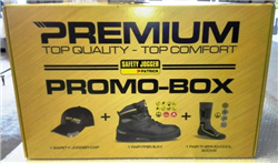 Premium schoenen - promobox 
<br />SJ - Uitverkoop