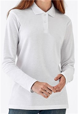 Ladies Polo Longsleeve ID.001 B&C