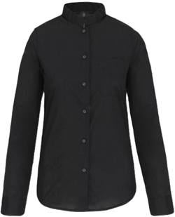 Damesblouse K514
<br />met "Mao" kraag