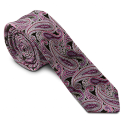 Stropdas "Slimline" 6cm 
<br />Greiff 6918 9500 - motiefjes