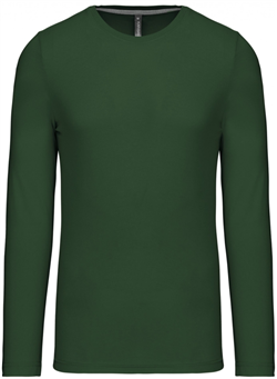 Kariban Heren T-shirt 
<br />Ronde hals lange mouwen