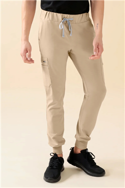 KAERE broek heren - zoom met elastische boord en beenzak