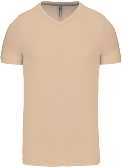 Kariban Heren T-shirt 
<br />V-hals - Korte mouw