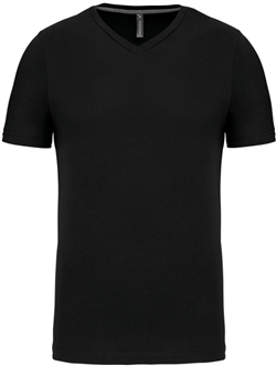 Kariban Heren T-shirt 
<br />V-hals - Korte mouw