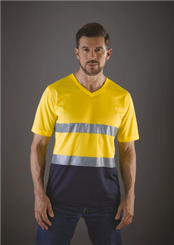 Top Cool - Hi-Vis T-shirt V-hals YHVJ910