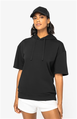 Duurzame unisex sweater met korte afhangende mouwen NS406
