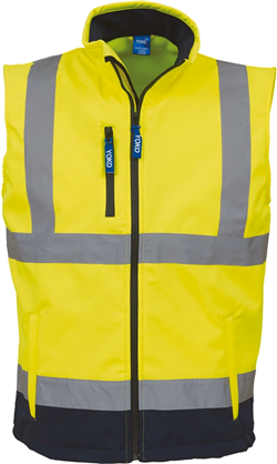 Softshell veiligheidsbodywarmer YHV006