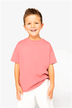Ecologisch kinder-T-shirt met afhangende mouwen NS340