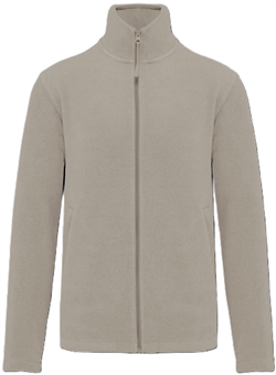 Heren Microfleece met rits