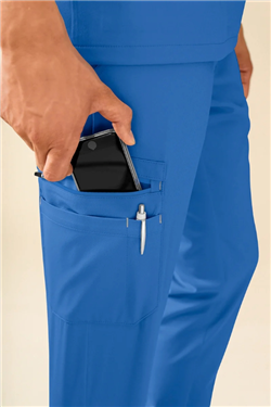 KAERE broek heren - zoom met elastische boord en beenzak