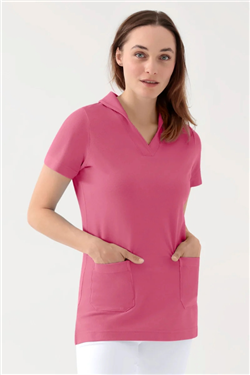 COMFY FLEX stretch oversteektuniek dames - sjaalkraag