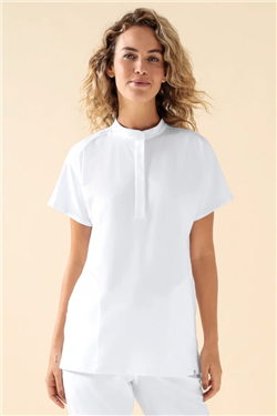 KAERE dames oversteektuniek - opstaande kraag